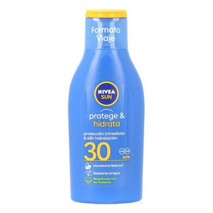 Leche Solar Sun Protege & Hidrata  Nivea 30 (100 ml)