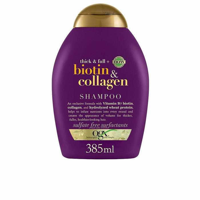 Champú para Dar Volumen OGX Biotin Collagen Colágeno Biotina 385 ml