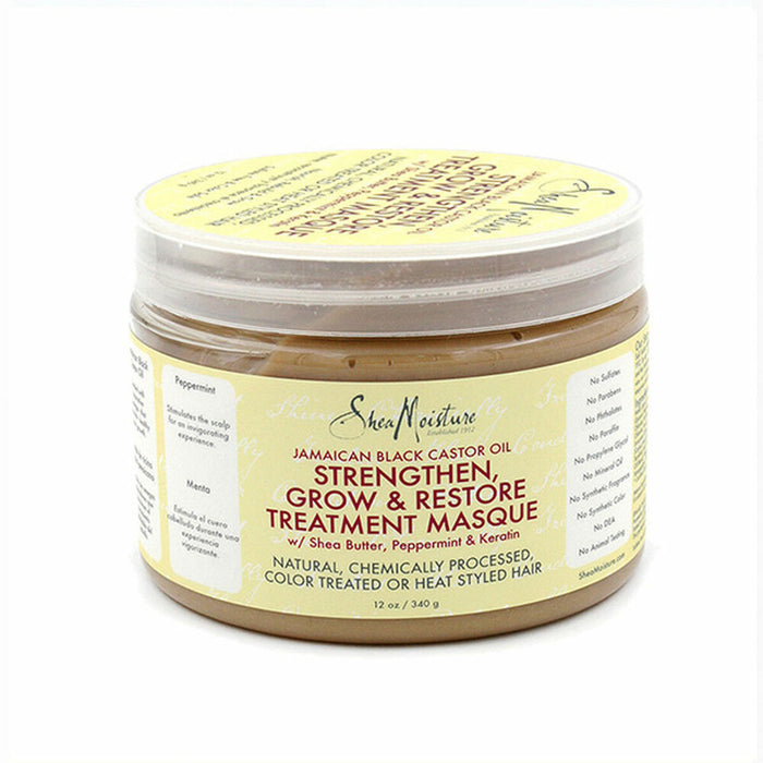 Mascarilla Capilar Nutritiva Shea Moisture Jamaican Black Castor Oil Strengthen, Grow & Restore Treatment 340 g