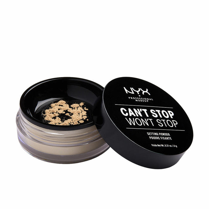 Polvos Fijadores de Maquillaje NYX Can't Stop Won't Stop Light-medium (6 g)