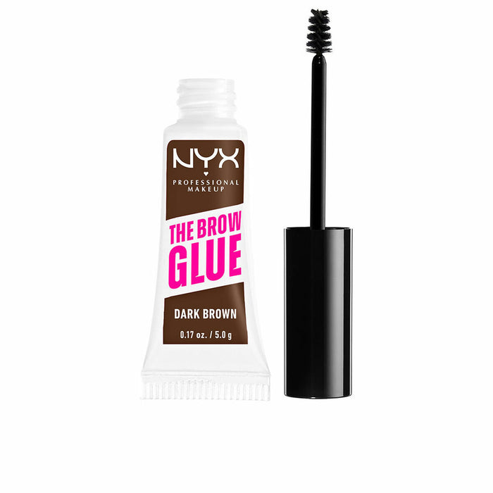 Tinte para Cejas NYX THE BROW GLUE Marrón oscuro 5 g