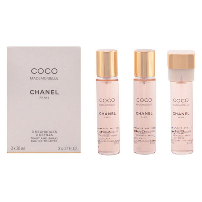 Perfume Mujer Coco Mademoiselle Chanel EDT 3 x 20 ml 20 ml 60 ml