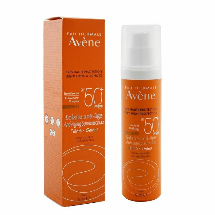 Protector Solar con Color Avene 192921 50 ml Antiedad 2 Piezas