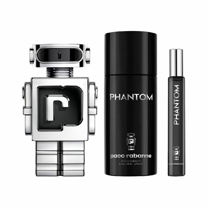 Men's Perfume Set Paco Rabanne PHANTOM 3 Pieces