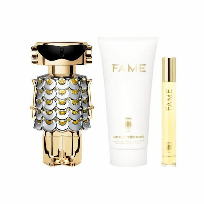 Set de Perfume Mujer Paco Rabanne FAME EDP 3 Piezas