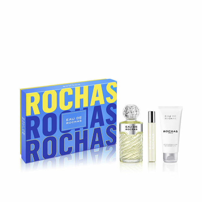 Women's Perfume Set Rochas EAU DE ROCHAS 3 Pieces