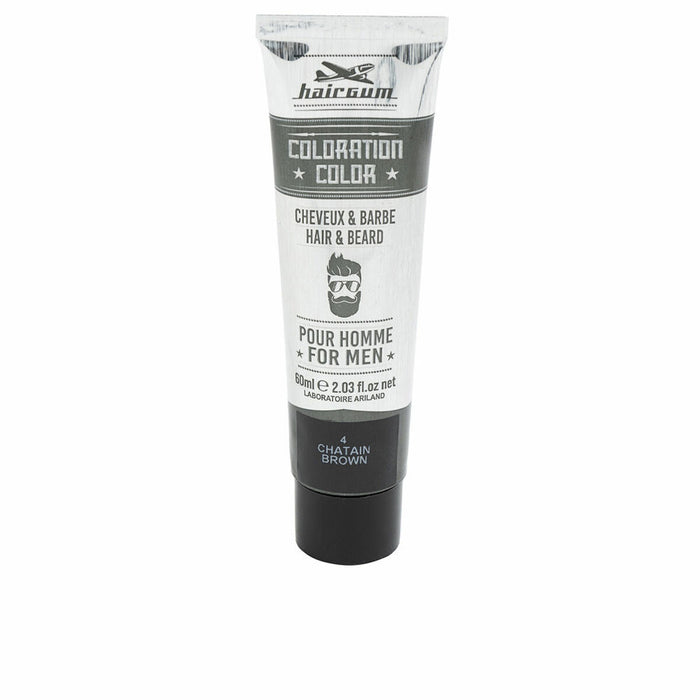 Permanent Dye Hairgum COLORATION Brown Nº4 Nº 4-Castano 60 g