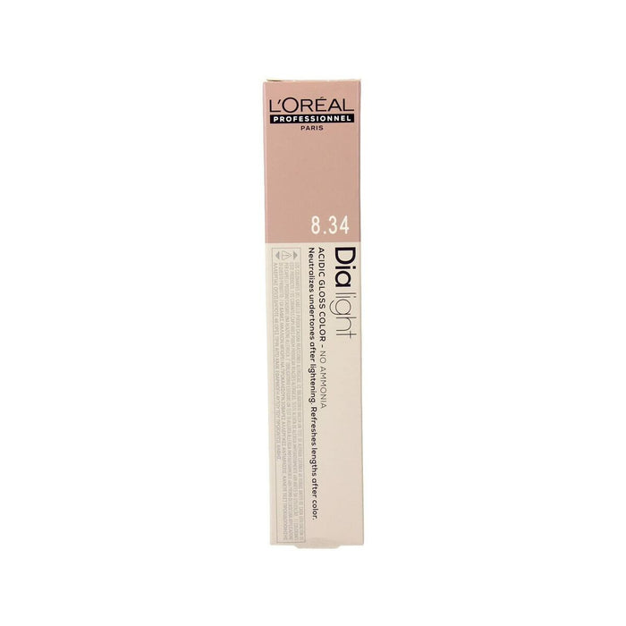 Dye No Ammonia L'Oreal Professionnel Paris Dia Light Nº 8.34 Nº 8,34 50 ml