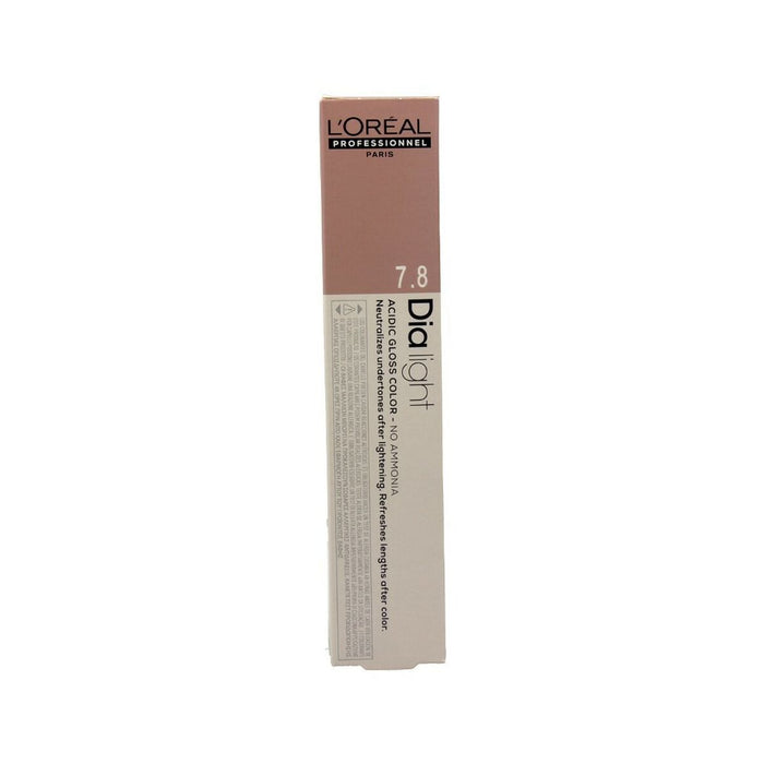 Tinte Permanente L'Oreal Professionnel Paris Dia Light Nº 7,8 Sin amoniaco (50 ml)