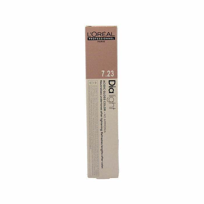 Tinte Permanente L'Oreal Professionnel Paris Light Sin amoniaco Nº 7.23 (50 ml)