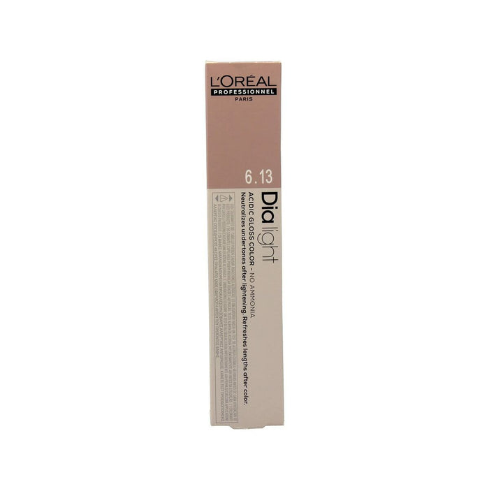 Coloración Permanente en Crema L'Oreal Professionnel Paris Dia Light Sin amoniaco Nº 6.13 Nº 6,13 50 ml