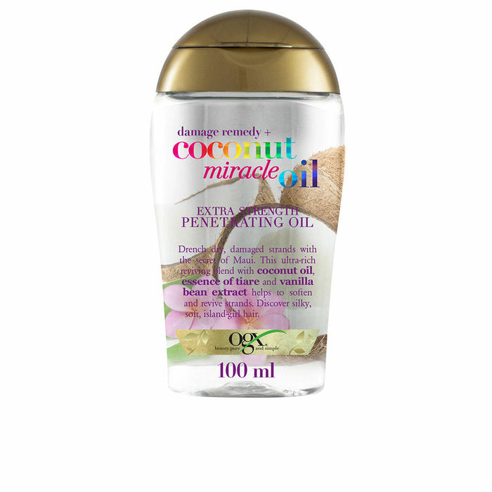 Strengthening Hair Treatment OGX COCONUT MIRACLE OIL 100 ml