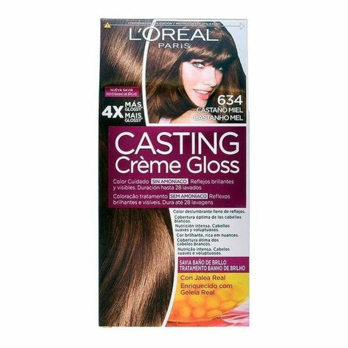 Tinte sin Amoniaco Casting Creme Gloss L'Oreal Make Up Casting Creme Gloss Nº 634 180 ml