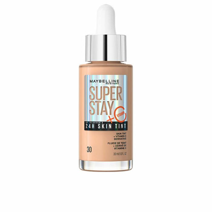 Base de Maquillaje Fluida Maybelline Super Stay Skin Tint Vitamina C Nº 30 30 ml