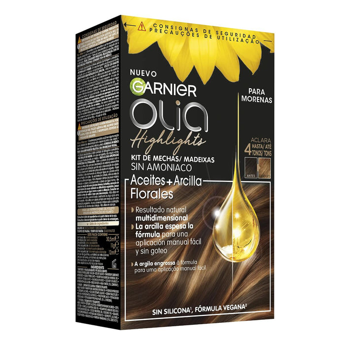 Coloración Permanente Garnier Olia Mechas Moreno