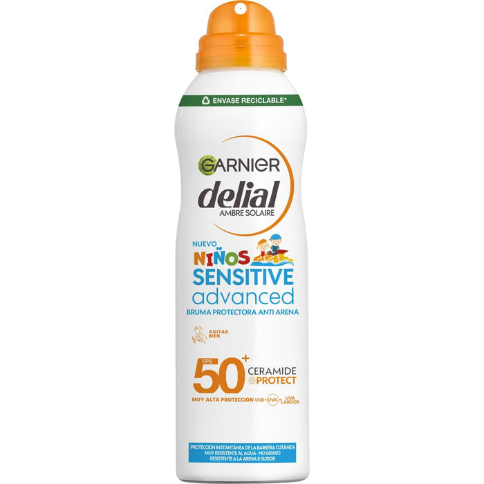 Bruma Solar Antiarena Garnier Sensitive Advanced Infantil SPF 50+ 150 ml