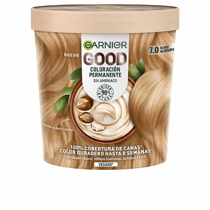 Tinte Permanente Garnier Good Nº 7.0 Rubio (1 unidad)