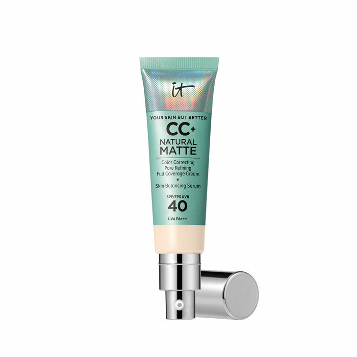 Crema Hidratante CC Cream It Cosmetics CC+ NATURAL MATTE Fair Ivory Spf 40 32 ml