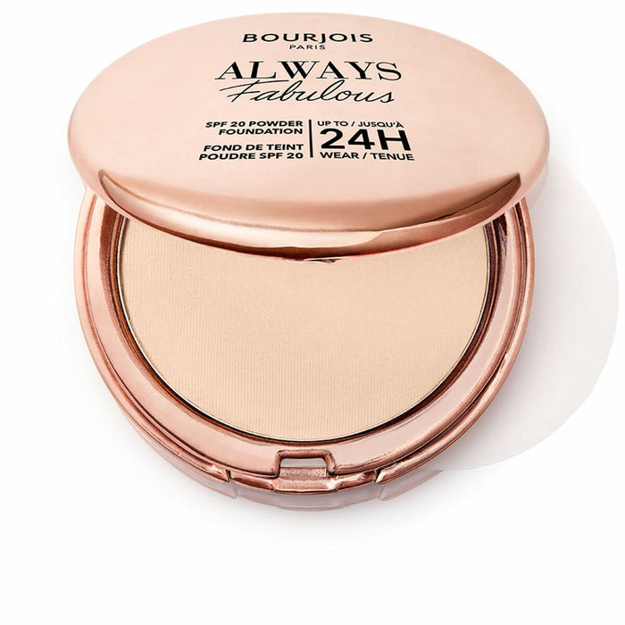 Base de Maquillaje en Polvo Bourjois Always Fabulous Nº 100 Rose Ivory Spf 20 7 g