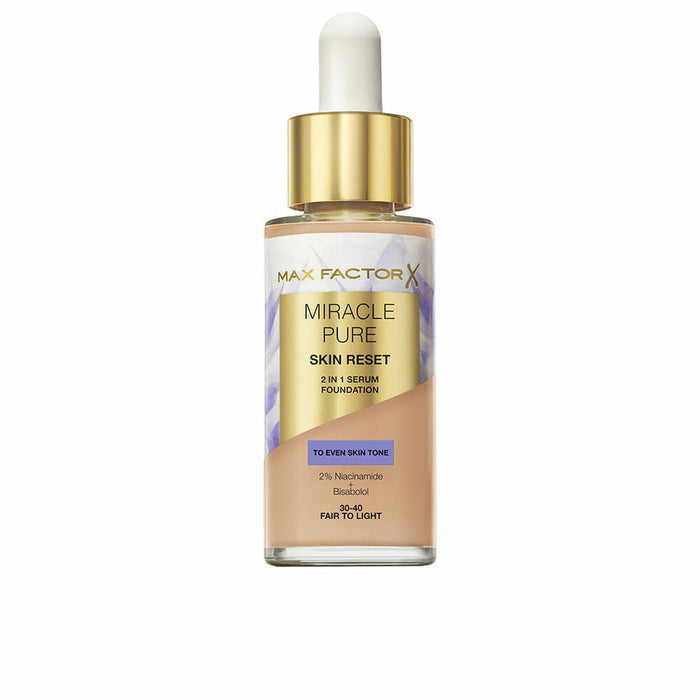 Sérum Perfeccionador Max Factor MIRACLE PURE Nº 30-40 Fair to Light 30 ml