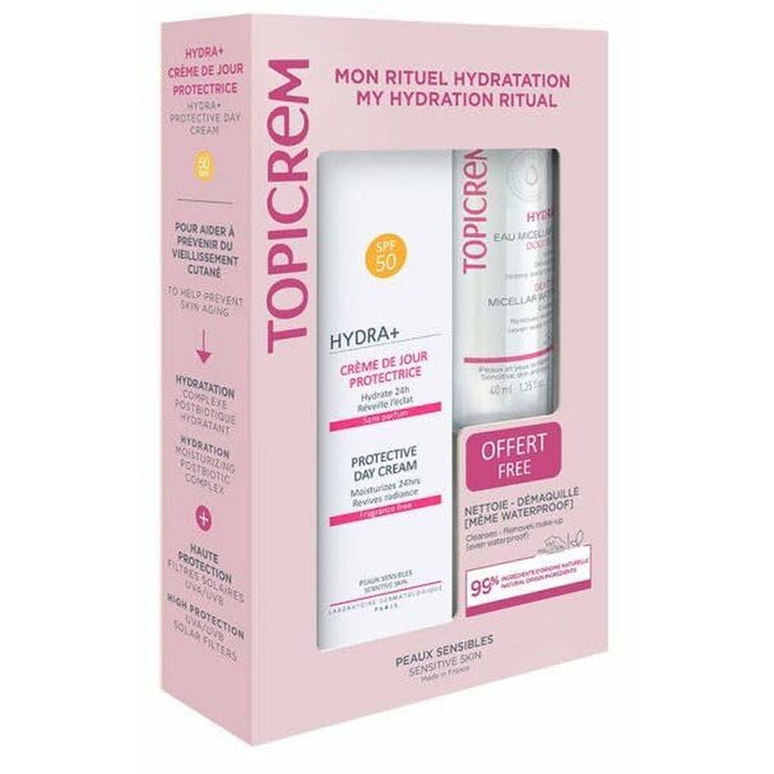 Set de Cosmética Topicrem Crema Día Protectora Lote 2 Piezas