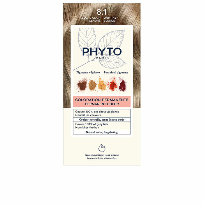 Coloración Permanente Phyto Paris PHYTOCOLOR #8.1-Rubio Claro Cendre