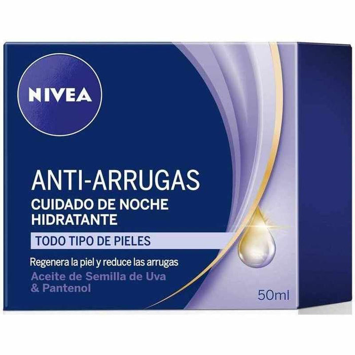 Crema de Noche Nivea 50 ml Antiarrugas