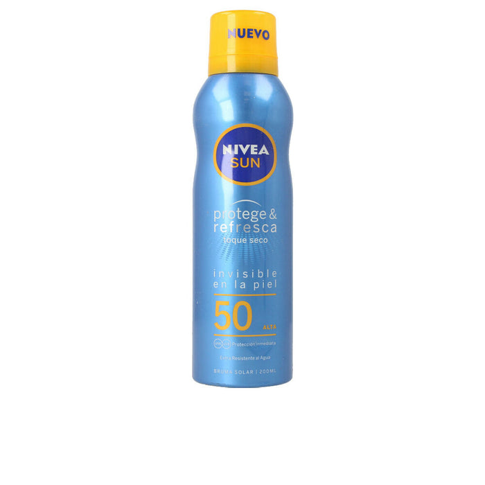 Spray Protector Solar Nivea Sun Protege&Refresca Bruma Solar Invisible Spf50 Spf 50 200 ml