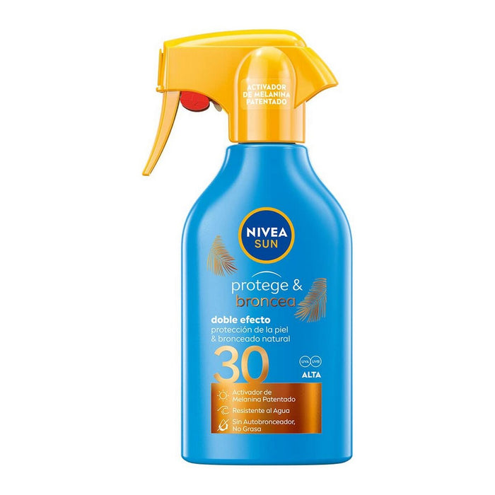 Spray Protector Solar Nivea Sun Bronceador 270 ml Spf 30