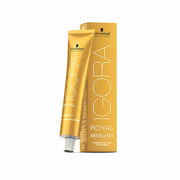 Permanent Anti-Ageing Dye Igora Royal Absolutes Schwarzkopf Igora Royal Absolutes 8-50 Nº 8.0-rubio claro 60 ml (60 ml)