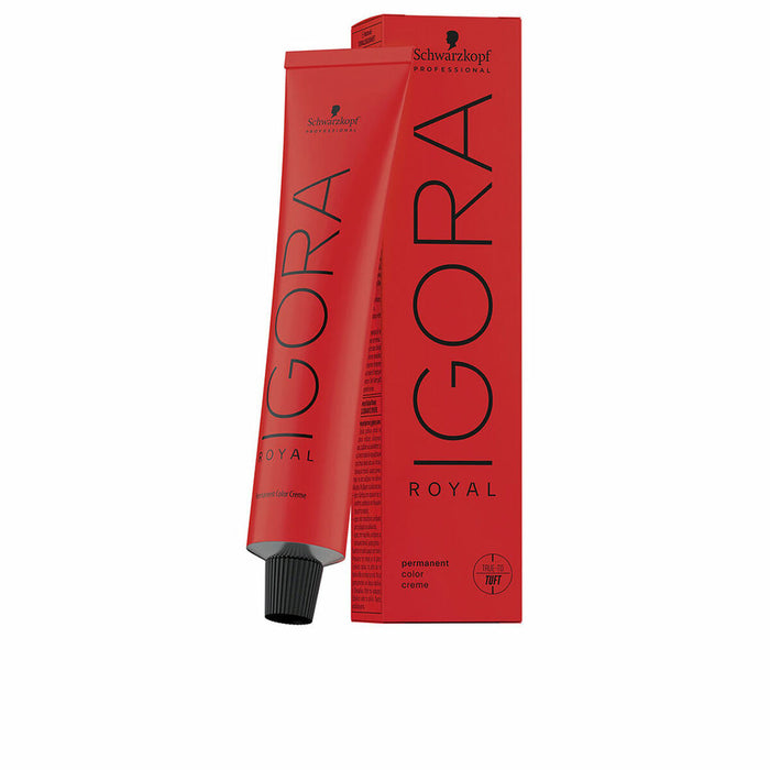 Coloración Permanente en Crema Schwarzkopf Igora Royal Nº 9-48 Rubio Muy Claro Beige Rojo 60 ml