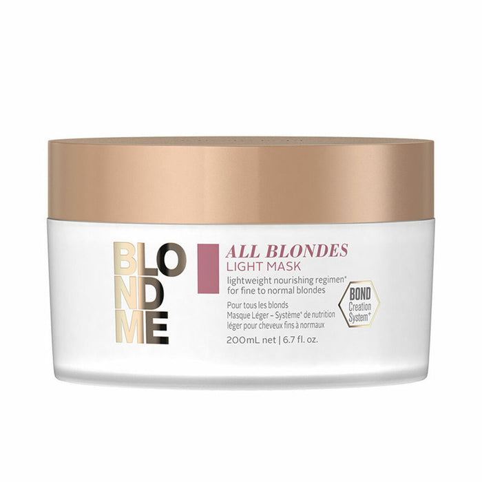 Mascarilla Capilar Nutritiva Schwarzkopf Blond Me 200 ml