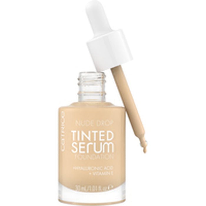 Base de Maquillaje Fluida Catrice Nude Drop Beige 30 ml Sérum