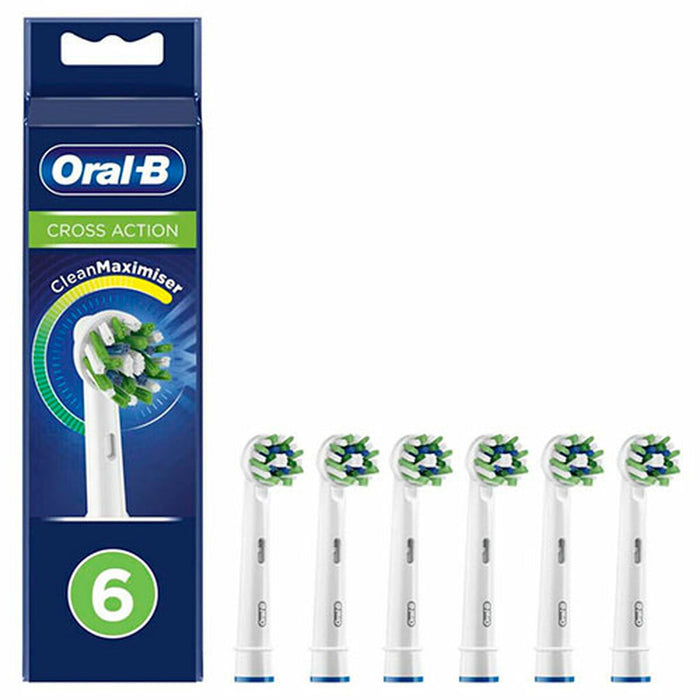 Cabezal de Recambio Oral-B Cross Action 6 Unidades