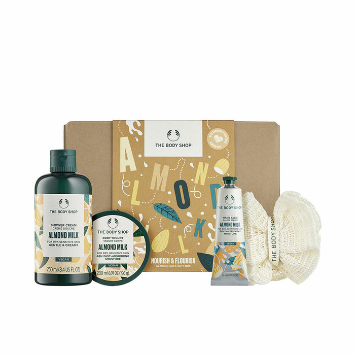 Unisex Cosmetic Set The Body Shop ALMOND MILK 4 Pieces