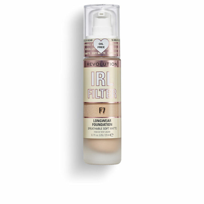 Base de Maquillaje Fluida Revolution Make Up Irl Filter F7 23 ml