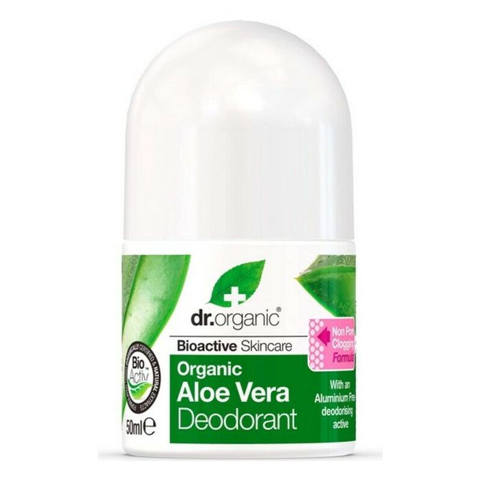 Desodorante Roll-On con Aloe Vera Bioactive Skincare Dr.Organic (50 ml)
