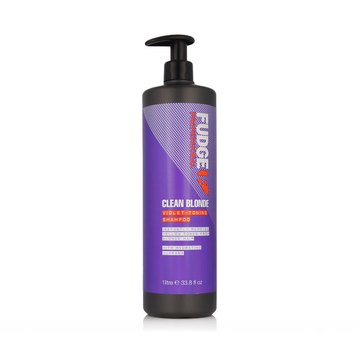 Champú Matizante para Cabellos Rubios Fudge Professional Clean Blonde 1 L