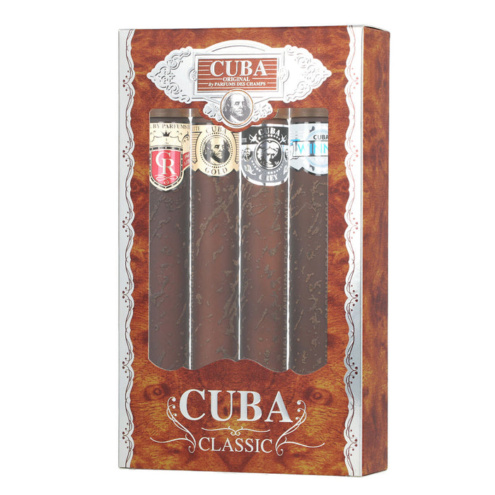 Set de Perfume Hombre Cuba EDT Classic 4 Piezas