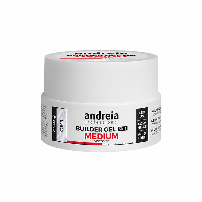 Esmalte de uñas en gel Medium Viscosity Andreia HG0BGMVC22 Tono Claro (22 g)