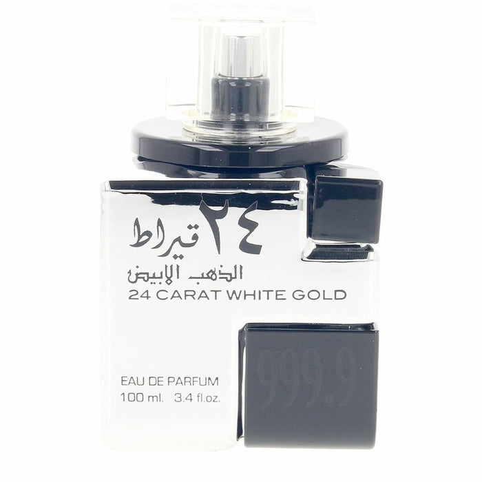 Unisex Perfume Lattafa 24 CARAT WHITE GOLD 100 ml