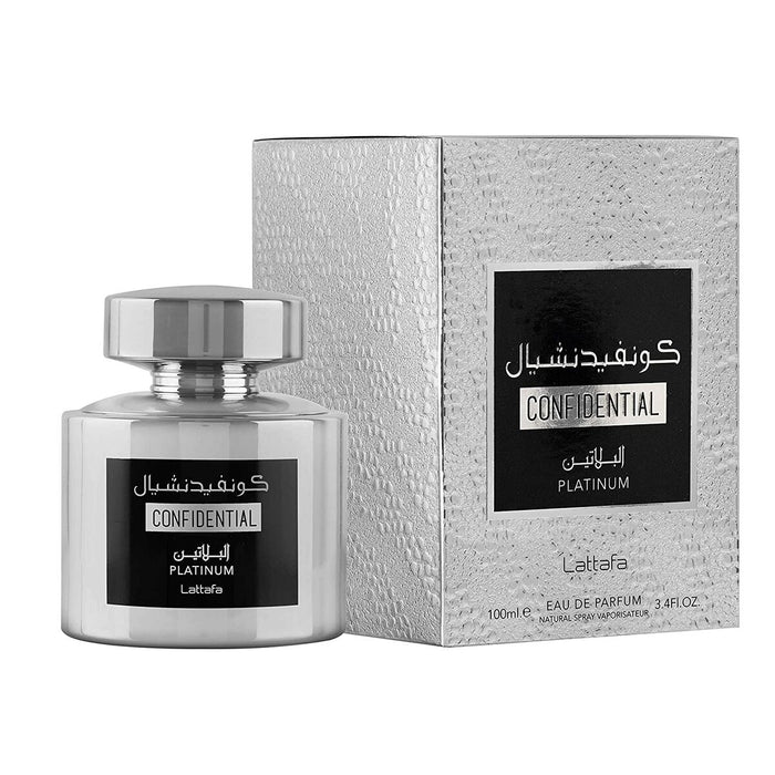 Perfume Hombre Lattafa CONFIDENTIAL PLATINUM