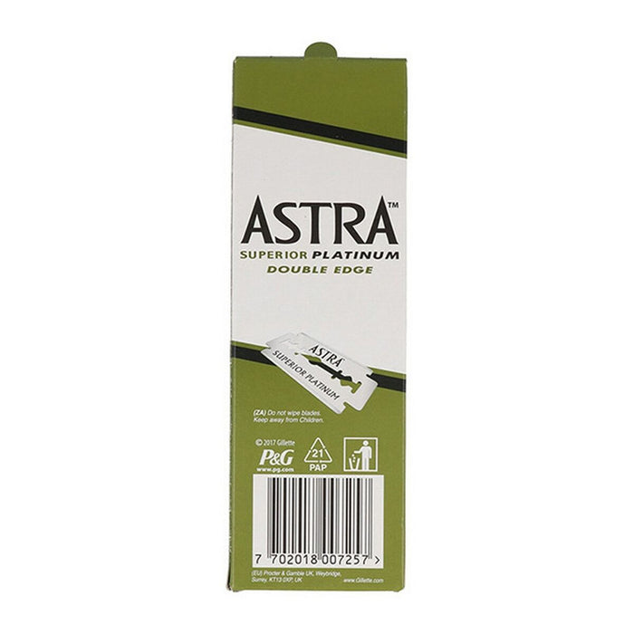 Cuchillas de afeitar Astra Superior Platinum (100 uds)