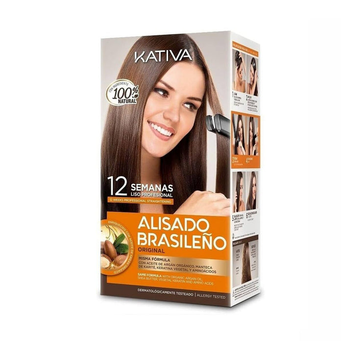 Set de Peluquería Alisado Brasileño Kativa Alisado Brasileño