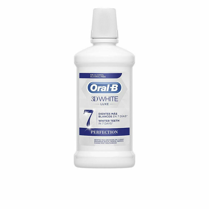 Enjuague Bucal Oral-B 3D White Luxe Blanqueante (500 ml)