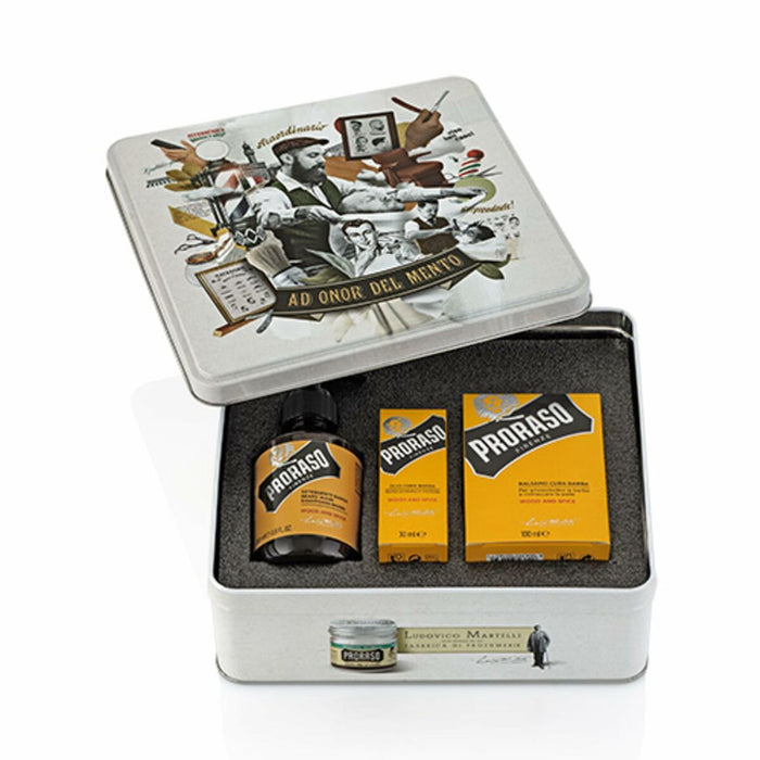Set para Cuidado de la Barba Proraso Wood & Spice 3 Piezas