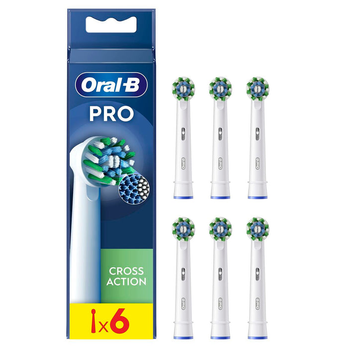 Cabezal de Recambio Oral-B Pro Cross Action 6 Unidades