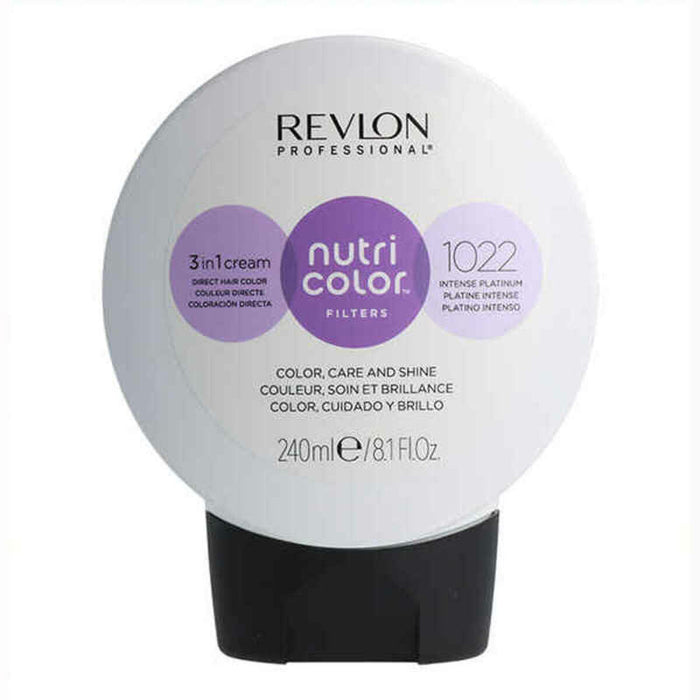 Tinte Permanente Nutri Color Revlon Nutri Color 1022 Platino (240 ml)