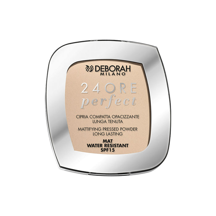 Polvos Compactos Deborah 24ore Perfect Nº 01 Light Beige Spf 15 9 g