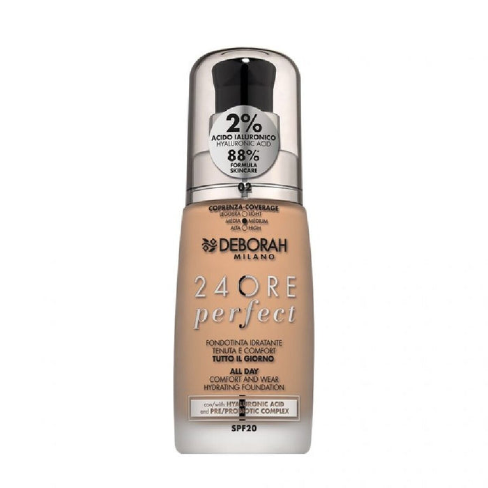 Base de Maquillaje Fluida Deborah True Beige Nº 02 30 ml